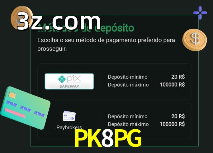 O cassino PK8PGbet oferece uma grande variedade de métodos de pagamento